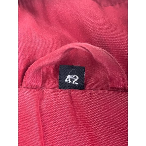 Rare Vintage Red Spelling Full Zip Winter Jacket Men's Size 42 - Picture 8 of 11